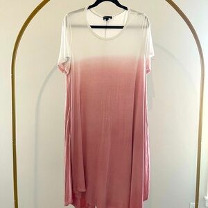 Lane Bryant Ombré Tee Shirt Dress